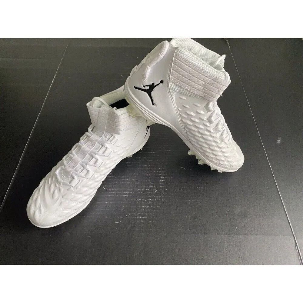 Nike Air Jordan Force Savage Pro 2 Football Cleats White CV1663-103 Men’s 14.5